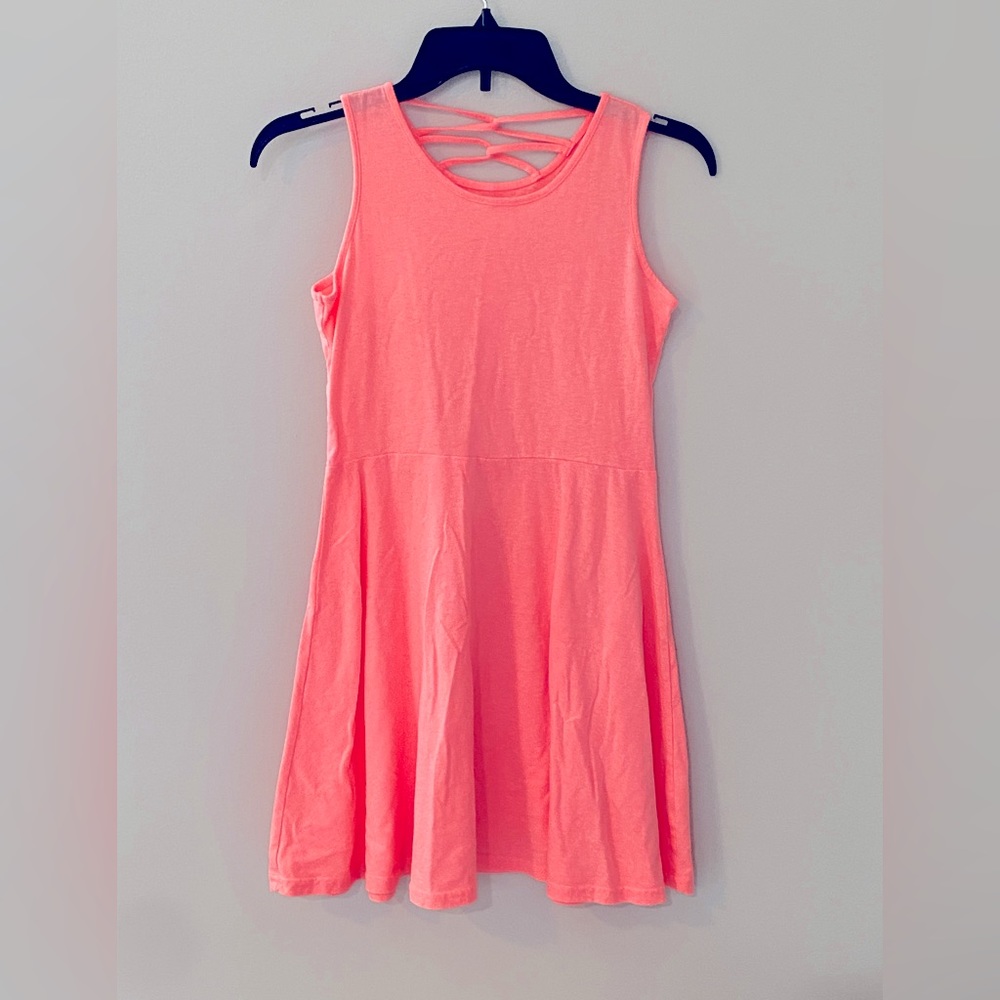 The Children’s Place Pink Skater Dress. Girls size XL 14.